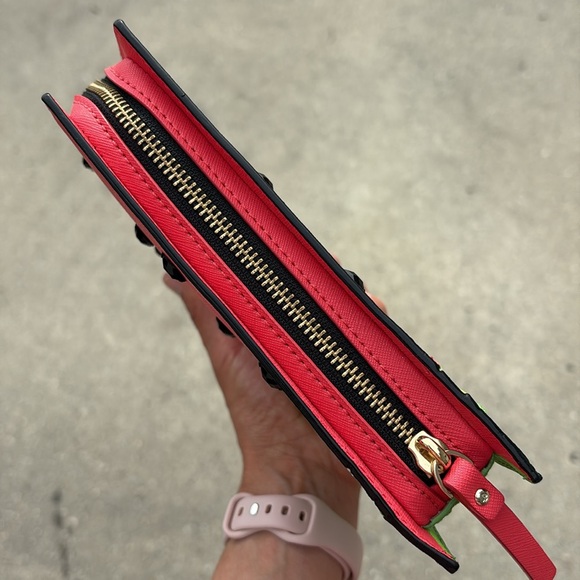 Kate Spade New York Make a Splash watermelon clutch NWOT - Picture 7 of 16